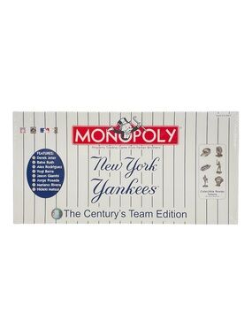 NEW YORK YANKEES MONOPOLY The Century’s Team Edition Board Game 2002